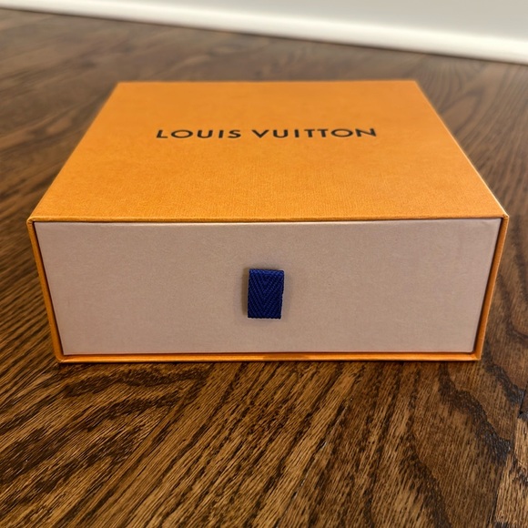 Louis Vuitton Yellow Gold Orange Blue Empty Small Accessories Gift Box - Picture 3 of 13